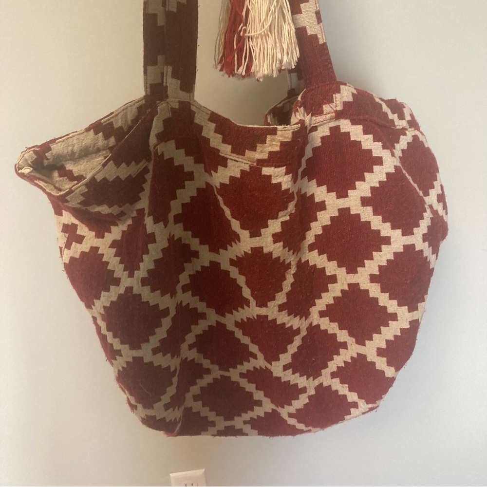 NWT Madewell tassels cotton bag